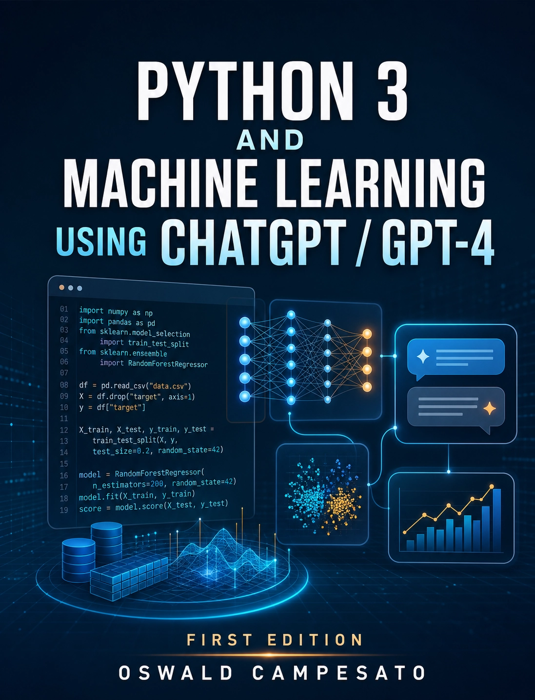 Python 3 and Machine Learning Using ChatGPT / GPT-4