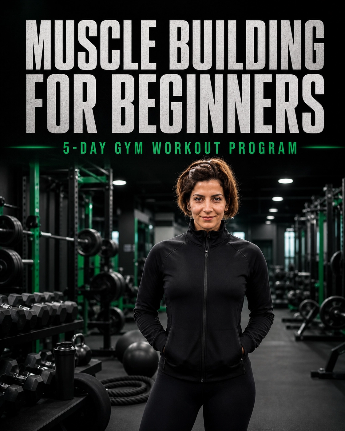 Muscle Building for Beginners: 5-Day Gym Workout Program